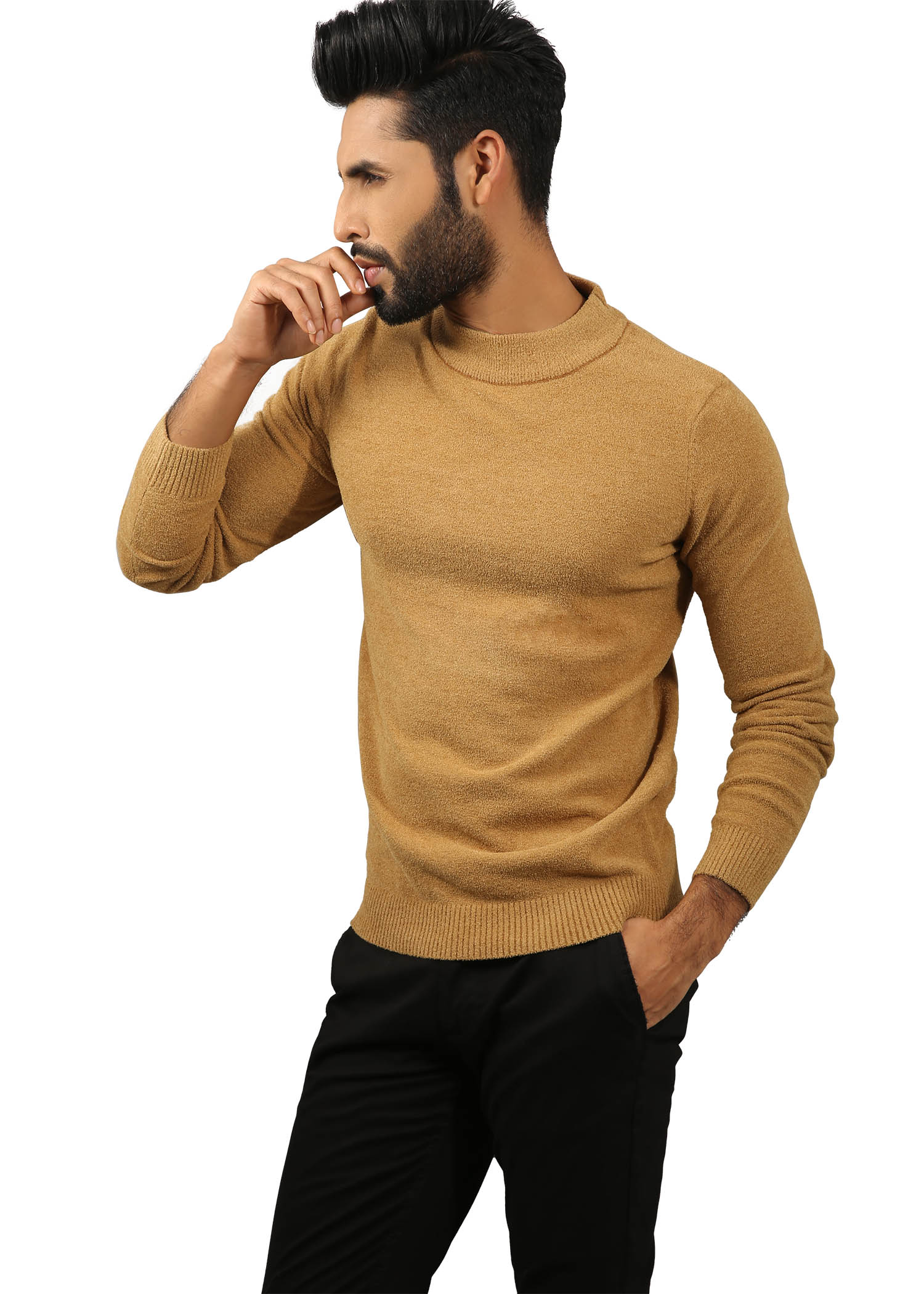 TANJIM HIGH NECK SWEATER